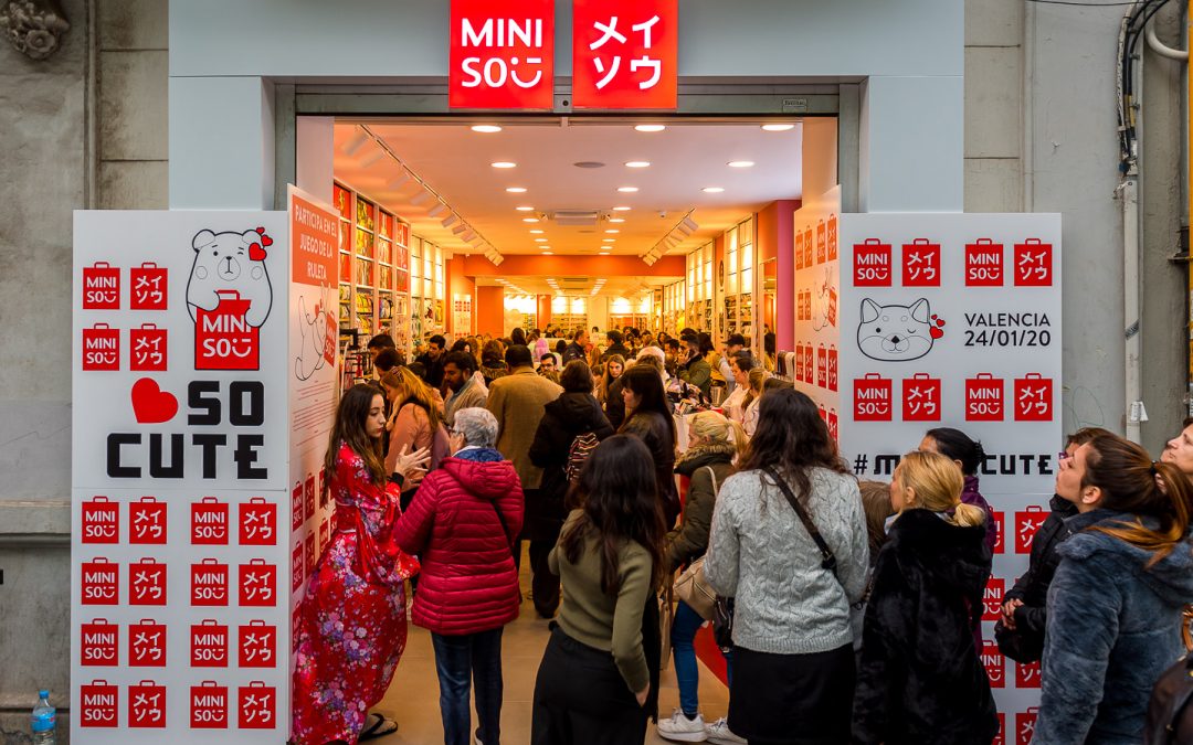 Inauguración de tienda Miniso en Valencia